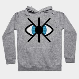 Simple tribal eye tattoo design Hoodie